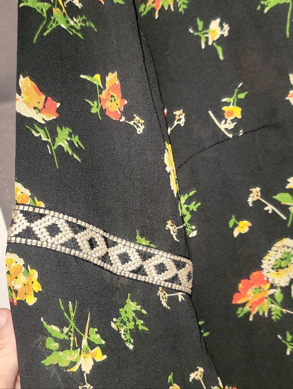 PANHANDLE SLIM Women's FLORAL PRINTED BLOUSE SZ S - Picture 5 of 10